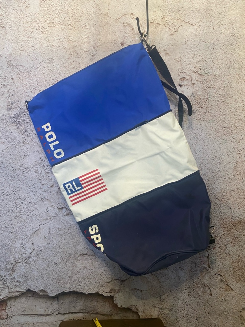 Polo Lauren Retro 90's Tri Color Expandable Duffle Bag